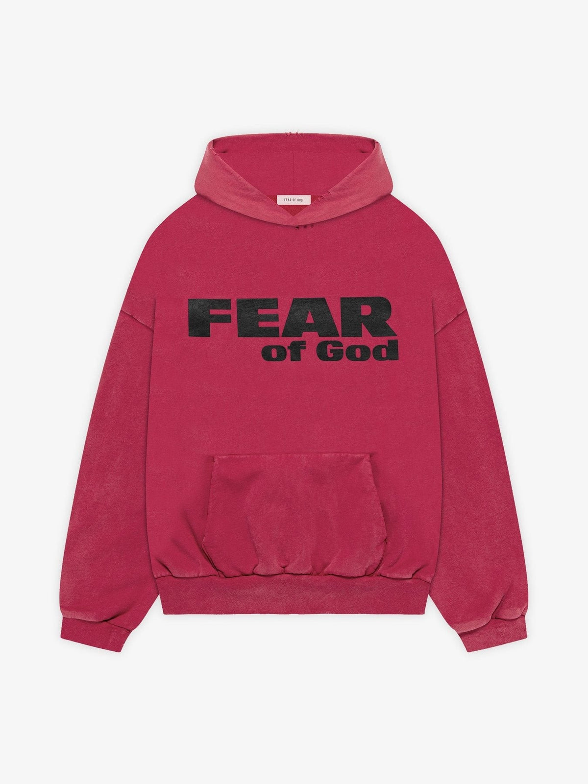 Fear of God Washed Graphic Pullover Hoodie — front