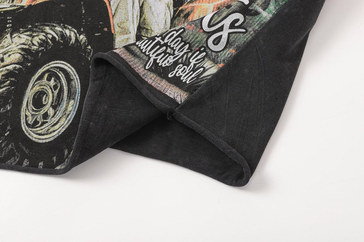 SAINT Desires Angel ATV Graphic T-Shirt — detail