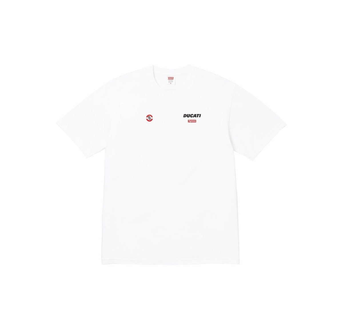 Supreme Ducati Sponsor Graphic Short-Sleeve T-Shirt — hero