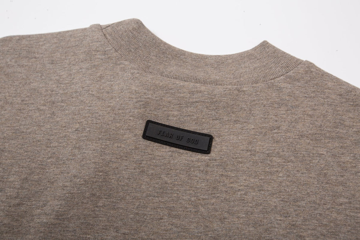 Fear of God Essentials Rectangular Patch Oversized T-Shirt — detail